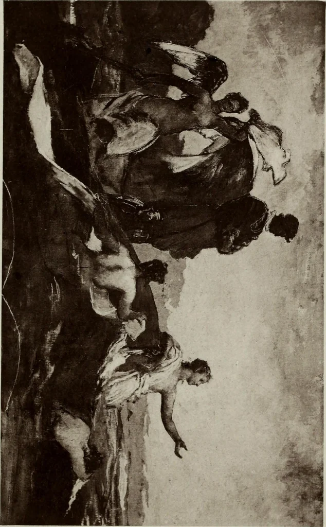 An illustration from Records of William M. Hunt, 1881, leaf 22