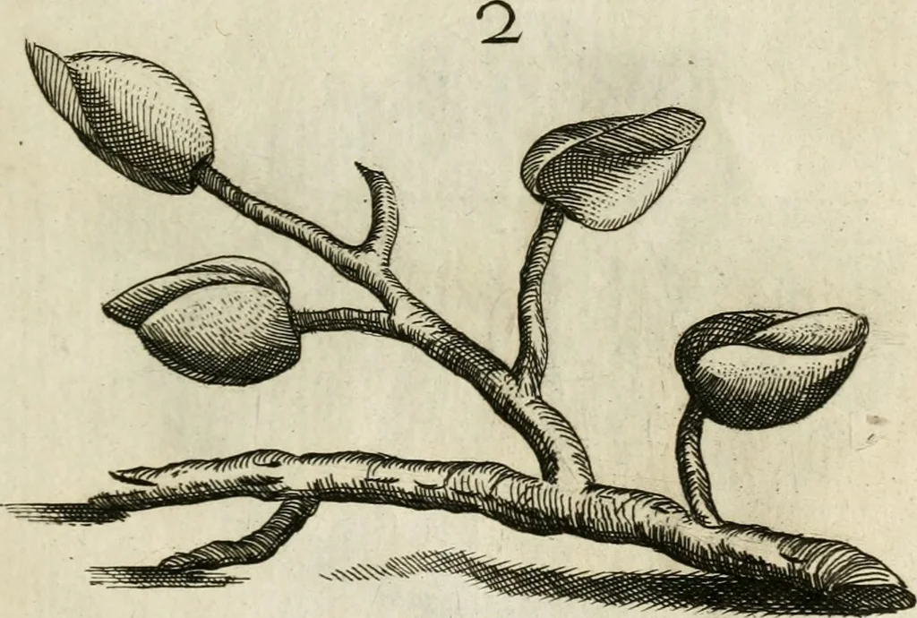 An illustration from Recreatio mentis, et oculi in observatione animalium testaceorum Italico sermone primum proposita ... nunc ... Latine oblata centum additis testaceorum iconibus .., 1684, leaf 331