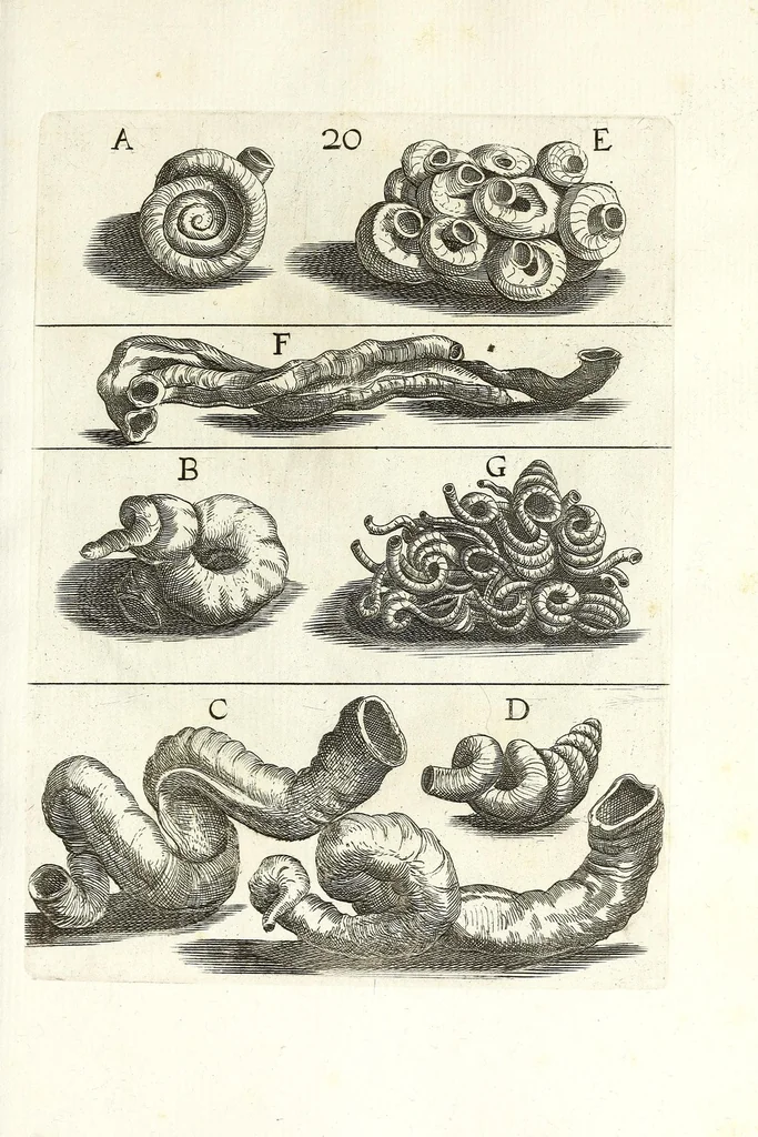 An illustration from Recreatio mentis et oculi in obseruatione animalium testaceorum curiosis naturae inspectoribus, 1684, leaf 333