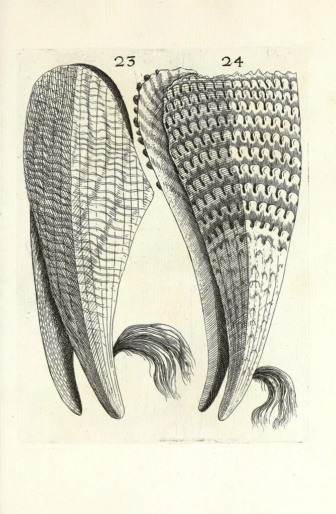 An illustration from Recreatio mentis et oculi in obseruatione animalium testaceorum curiosis naturae inspectoribus, 1684, leaf 349