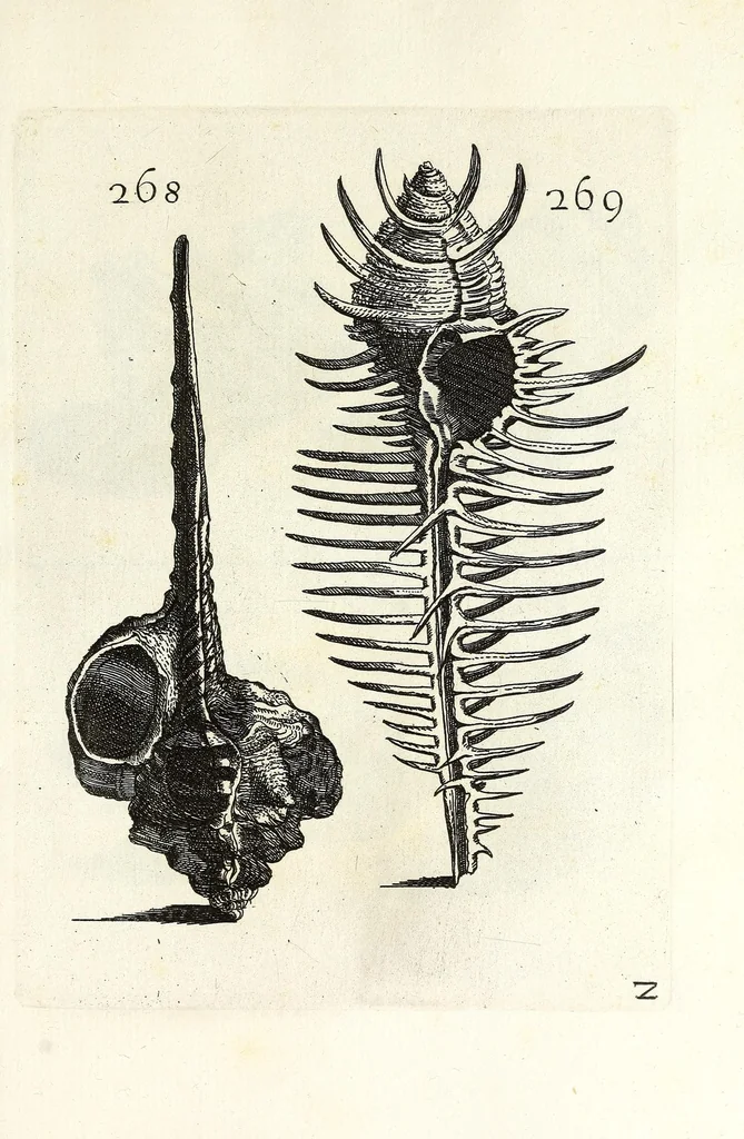 An illustration from Recreatio mentis et oculi in obseruatione animalium testaceorum curiosis naturae inspectoribus, 1684, leaf 497