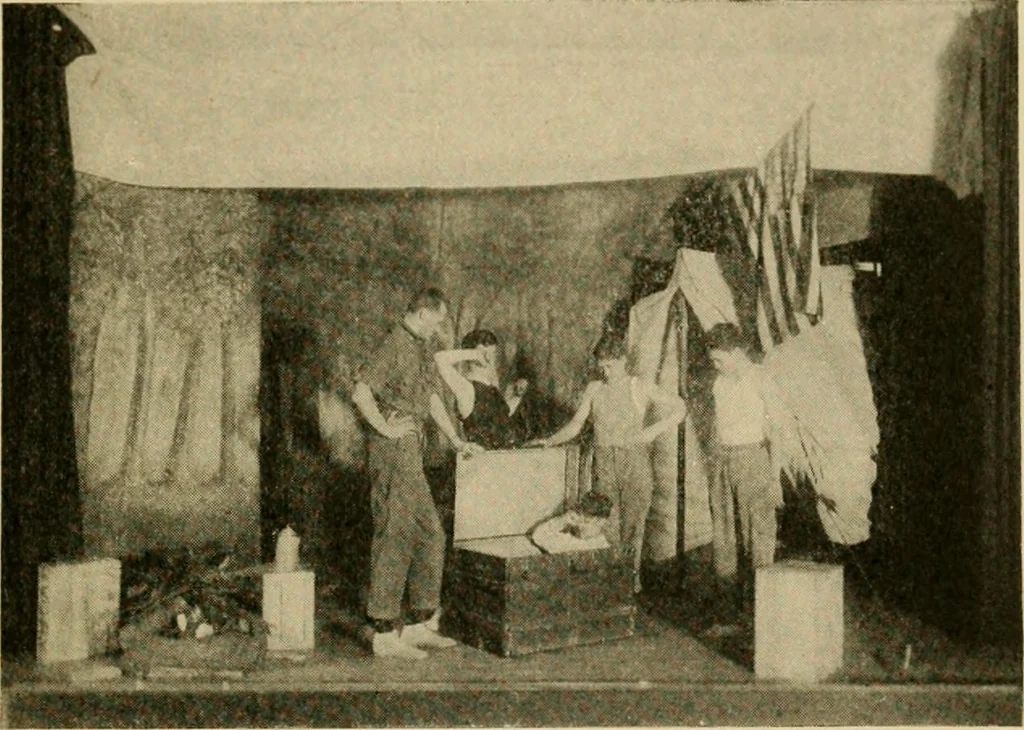 An illustration from Recreation and the church, 1917, leaf 64
