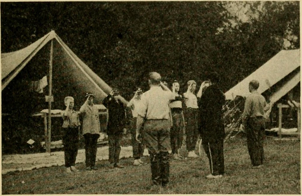 An illustration from Recreation and the church, 1917, leaf 96