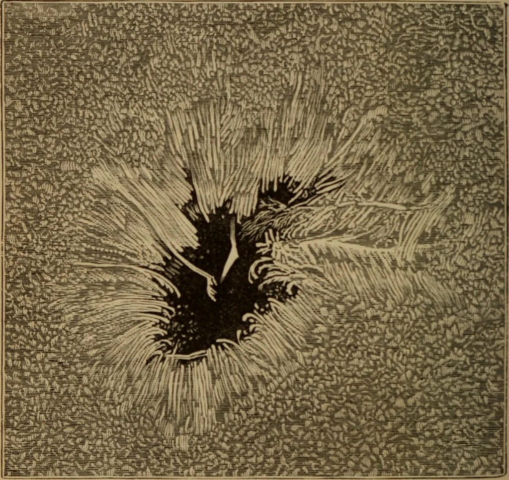 An illustration from Recreations in astronomy : with directions for practical experiments and telescopic work, 1879, leaf 109