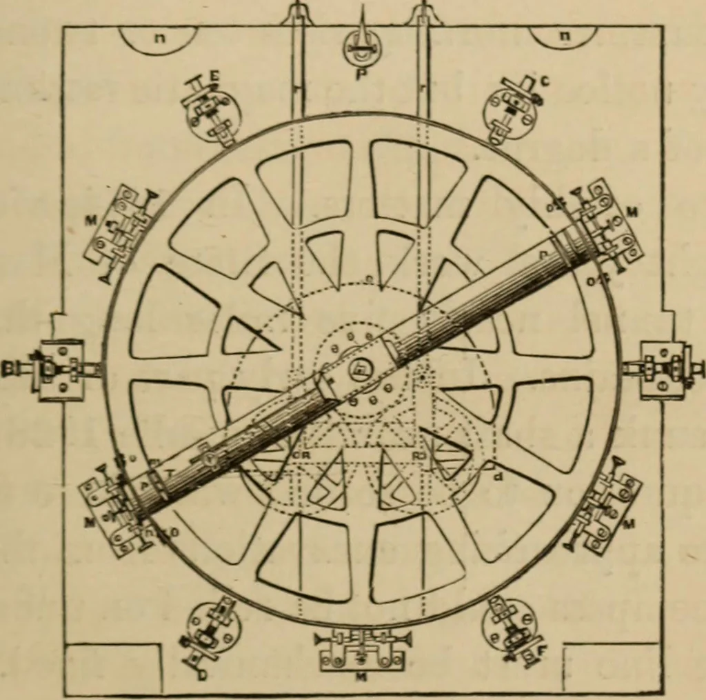 An illustration from Recreations in astronomy : with directions for practical experiments and telescopic work, 1879, leaf 80