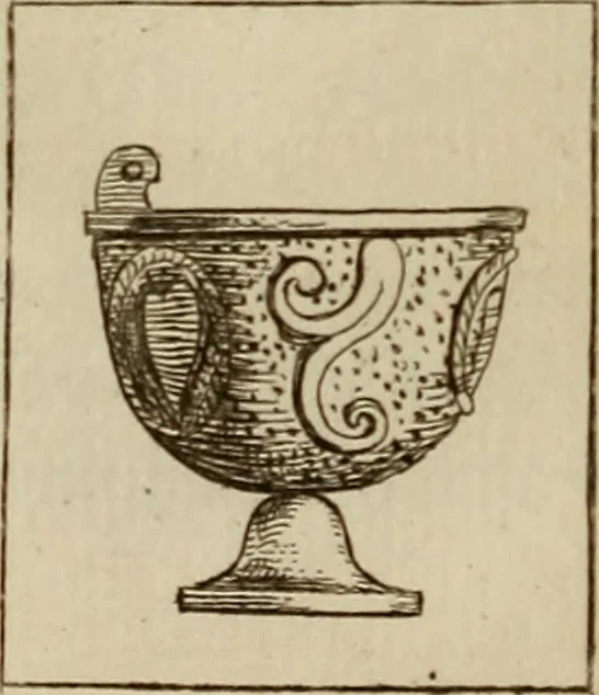 An illustration from Recueil d'antiquités égyptiennes, étrusques, greques et romaines, 1752, leaf 13