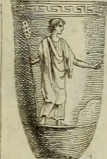 An illustration from Recueil d'antiquités égyptiennes, étrusques, greques et romaines, 1752, leaf 144