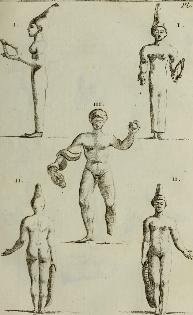 An illustration from Recueil d'antiquités égyptiennes, étrusques, greques et romaines, 1752, leaf 146