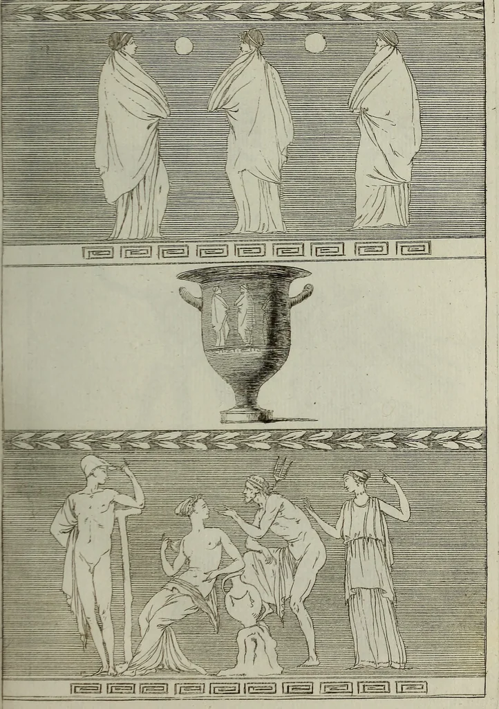 An illustration from Recueil d'antiquités égyptiennes, étrusques, greques et romaines, 1752, leaf 158