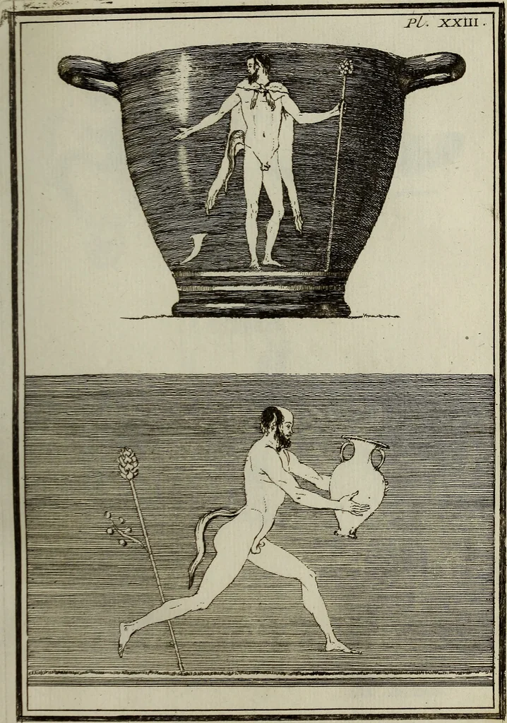 An illustration from Recueil d'antiquités égyptiennes, étrusques, greques et romaines, 1752, leaf 166