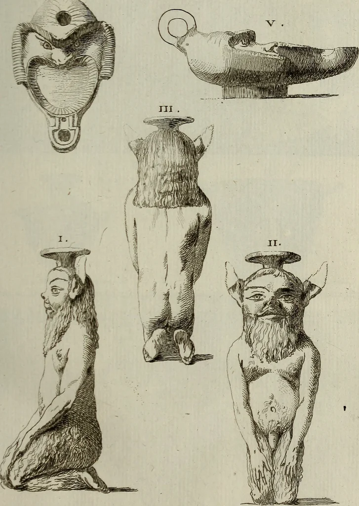 An illustration from Recueil d'antiquités égyptiennes, étrusques, greques et romaines, 1752, leaf 168