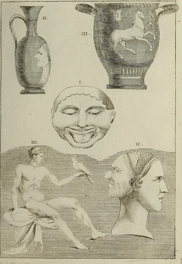 An illustration from Recueil d'antiquités égyptiennes, étrusques, greques et romaines, 1752, leaf 172