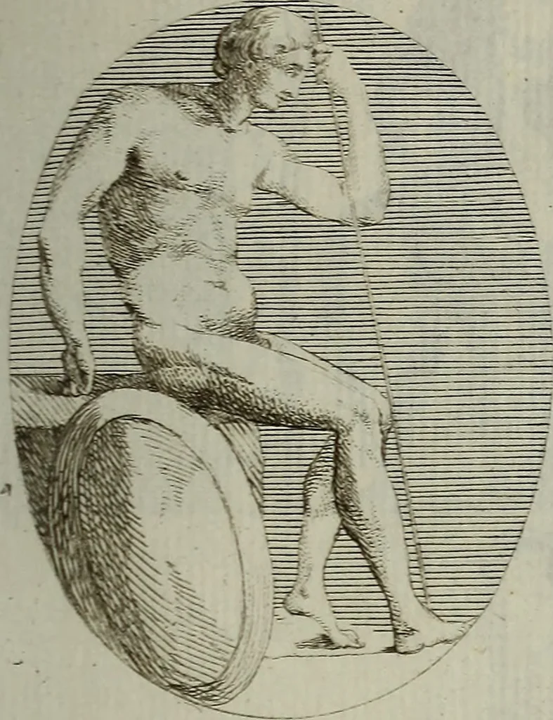 An illustration from Recueil d'antiquités égyptiennes, étrusques, greques et romaines, 1752, leaf 176