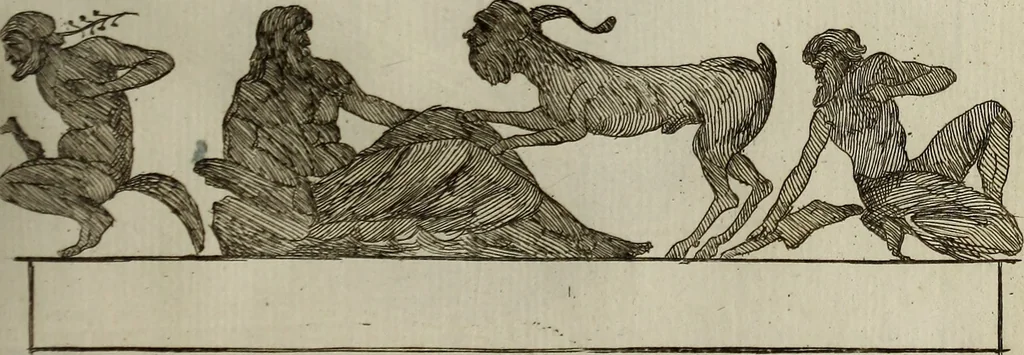 An illustration from Recueil d'antiquités égyptiennes, étrusques, greques et romaines, 1752, leaf 186