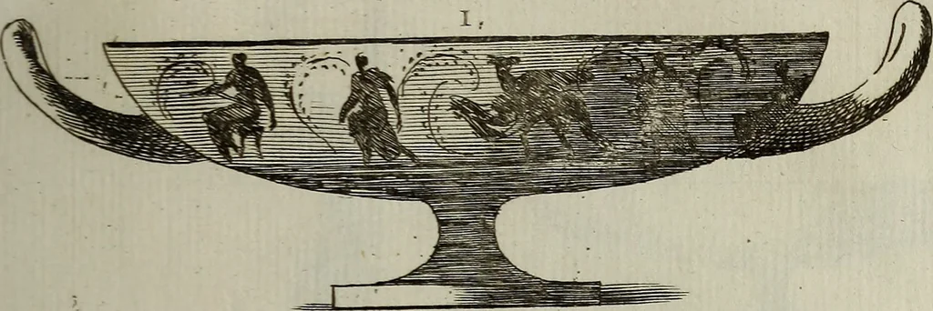 An illustration from Recueil d'antiquités égyptiennes, étrusques, greques et romaines, 1752, leaf 188