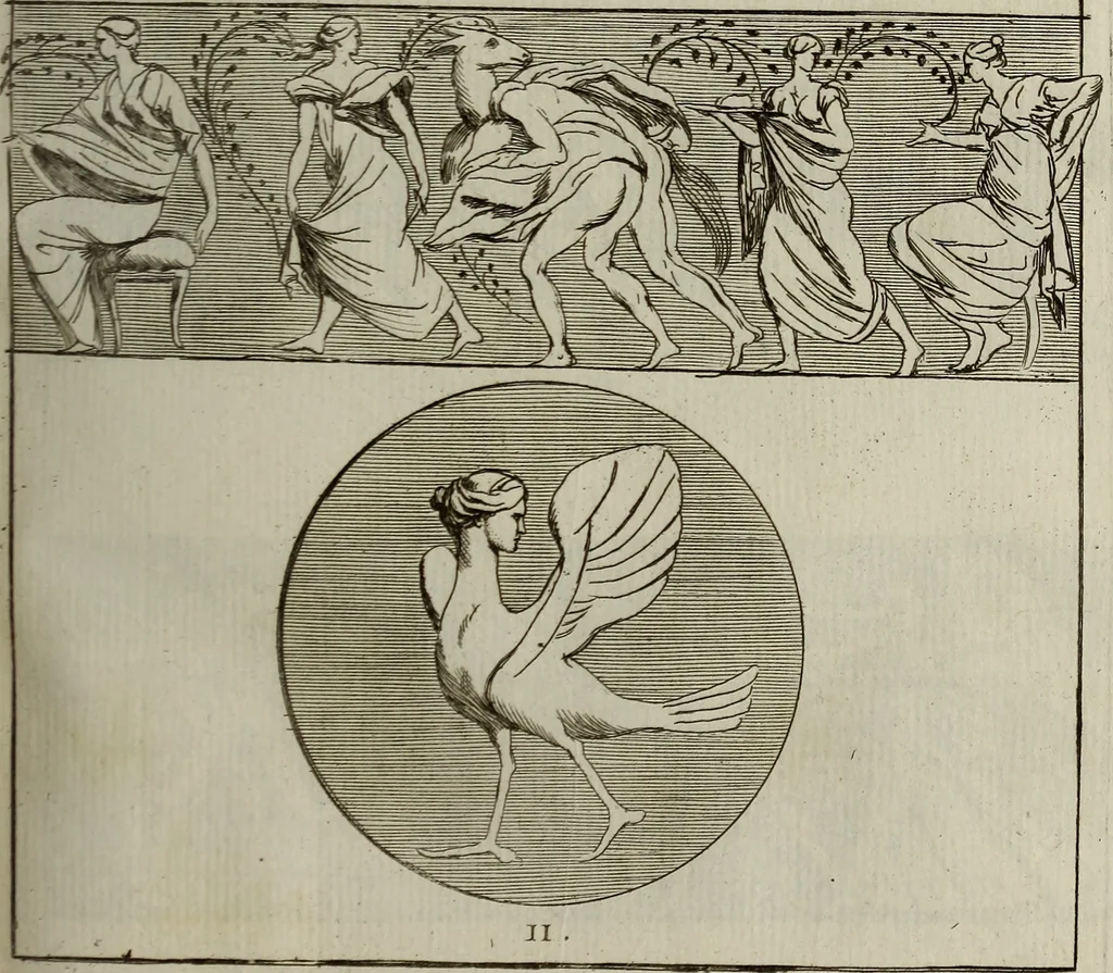 An illustration from Recueil d'antiquités égyptiennes, étrusques, greques et romaines, 1752, leaf 188