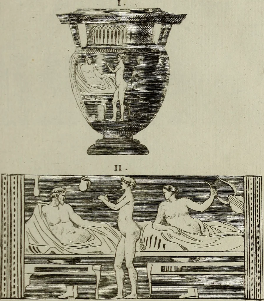 An illustration from Recueil d'antiquités égyptiennes, étrusques, greques et romaines, 1752, leaf 192