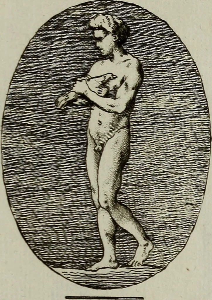An illustration from Recueil d'antiquités égyptiennes, étrusques, greques et romaines, 1752, leaf 374