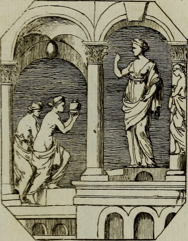 An illustration from Recueil d'antiquités égyptiennes, étrusques, greques et romaines, 1752, leaf 378