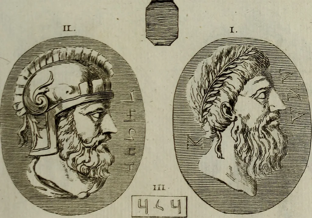 An illustration from Recueil d'antiquités égyptiennes, étrusques, greques et romaines, 1752, leaf 378