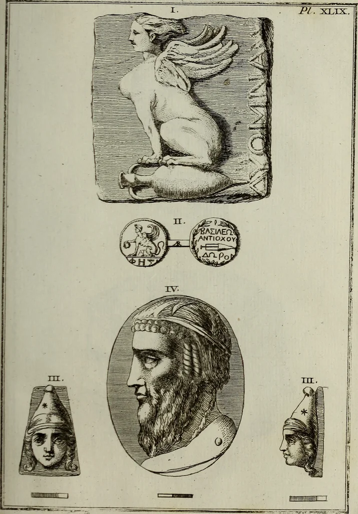 An illustration from Recueil d'antiquités égyptiennes, étrusques, greques et romaines, 1752, leaf 384