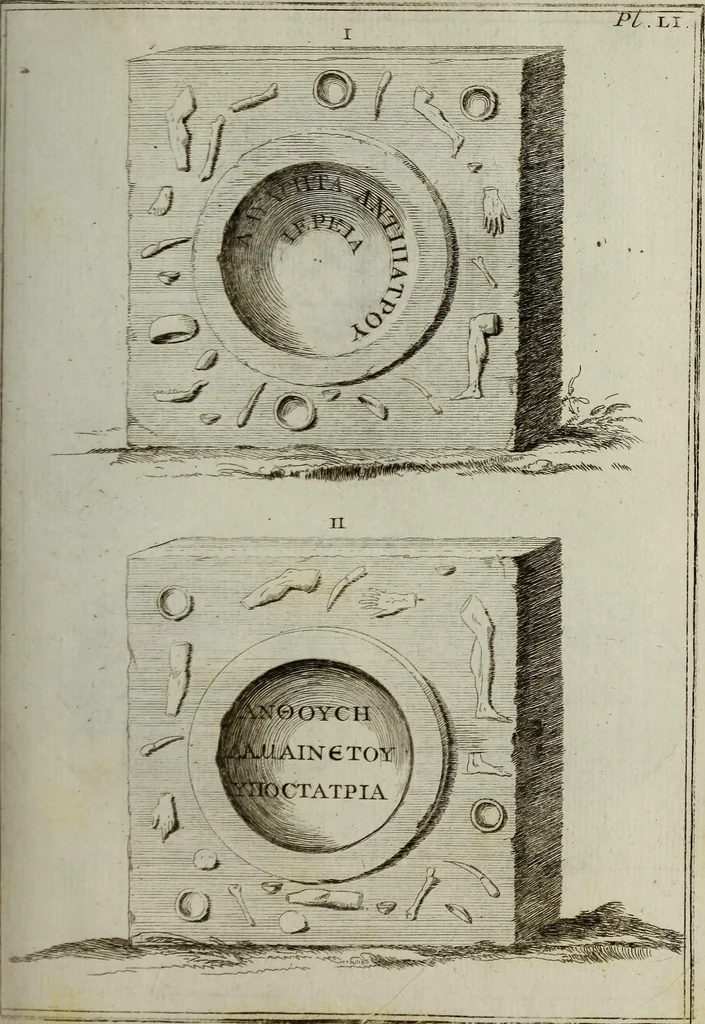 An illustration from Recueil d'antiquités égyptiennes, étrusques, greques et romaines, 1752, leaf 388