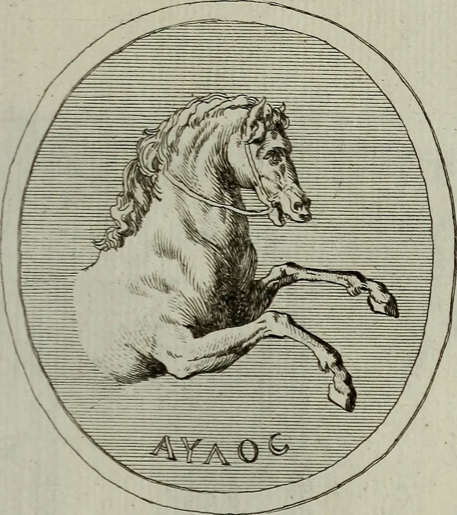 An illustration from Recueil d'antiquités égyptiennes, étrusques, greques et romaines, 1752, leaf 390