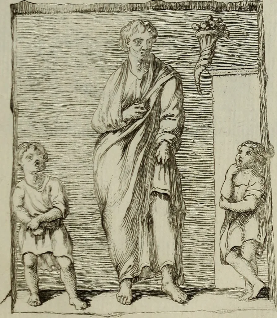 An illustration from Recueil d'antiquités égyptiennes, étrusques, greques et romaines, 1752, leaf 436