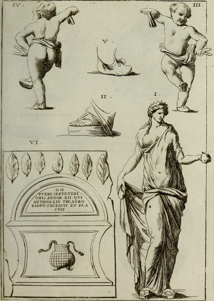 An illustration from Recueil d'antiquités égyptiennes, étrusques, greques et romaines, 1752, leaf 522