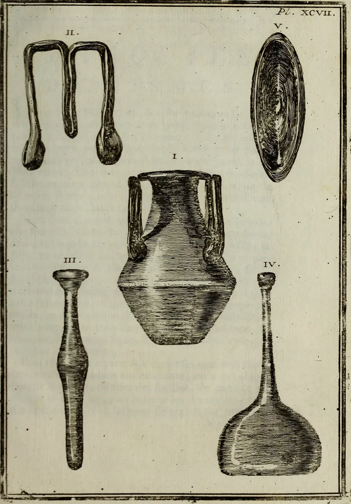 An illustration from Recueil d'antiquités égyptiennes, étrusques, greques et romaines, 1752, leaf 552