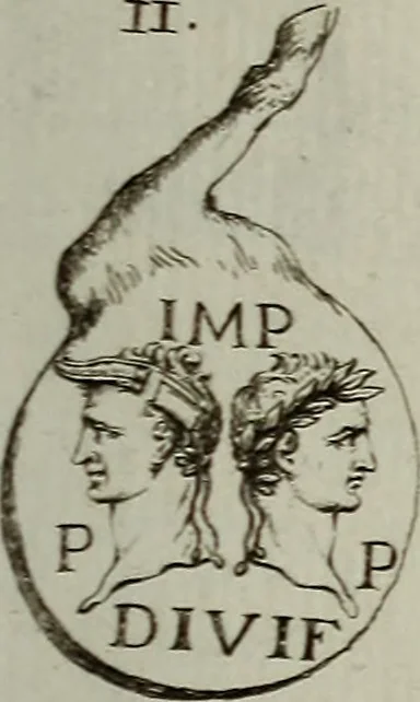 An illustration from Recueil d'antiquités égyptiennes, étrusques, greques et romaines, 1752, leaf 582