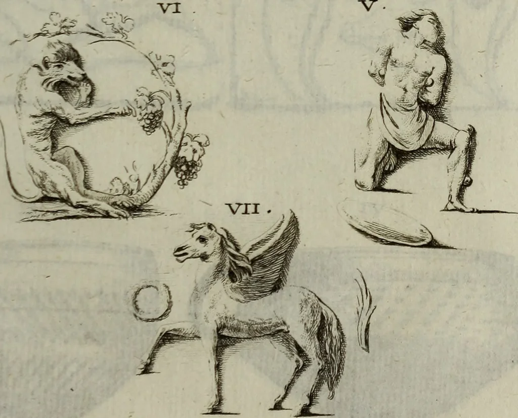 An illustration from Recueil d'antiquités égyptiennes, étrusques, greques et romaines, 1752, leaf 586