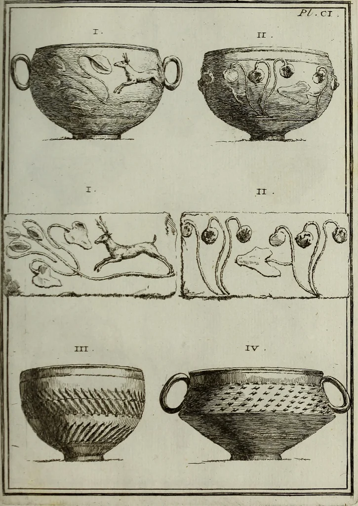 An illustration from Recueil d'antiquités égyptiennes, étrusques, greques et romaines, 1752, leaf 588