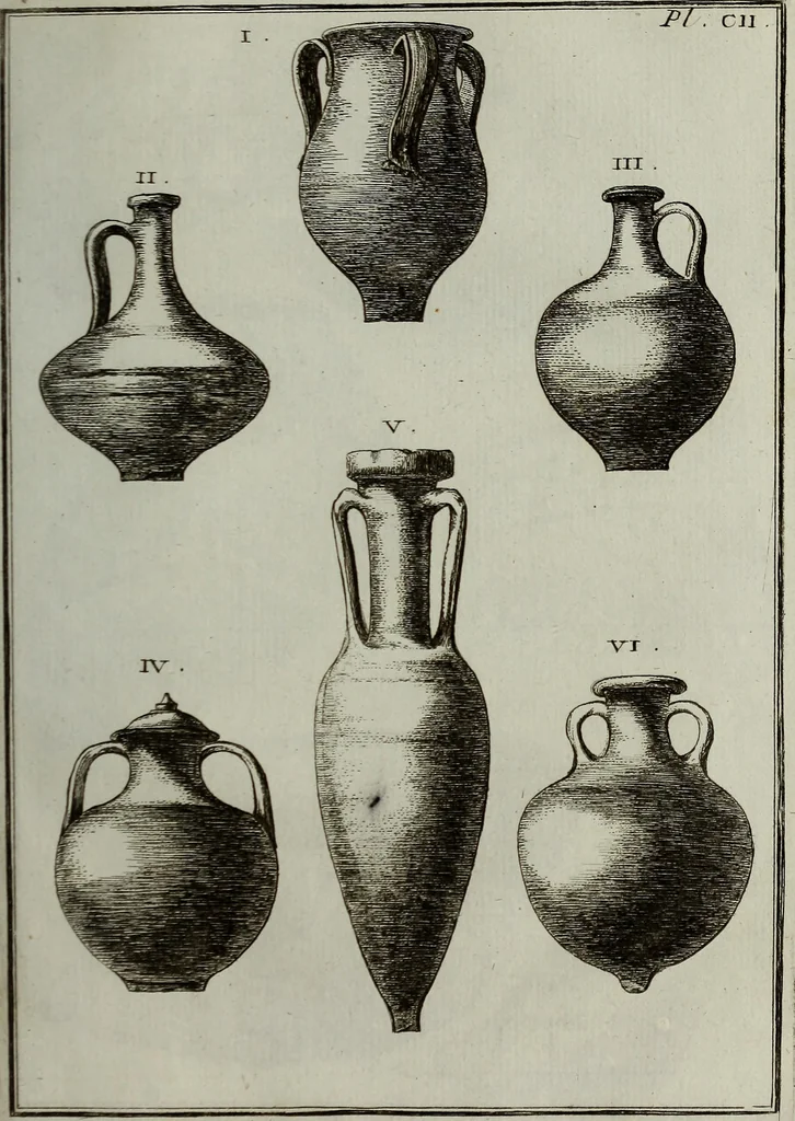 An illustration from Recueil d'antiquités égyptiennes, étrusques, greques et romaines, 1752, leaf 590