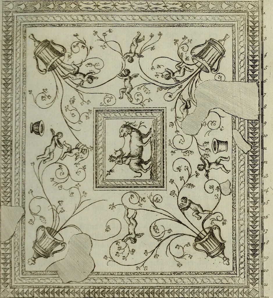 An illustration from Recueil d'antiquités égyptiennes, étrusques, greques et romaines, 1752, leaf 600