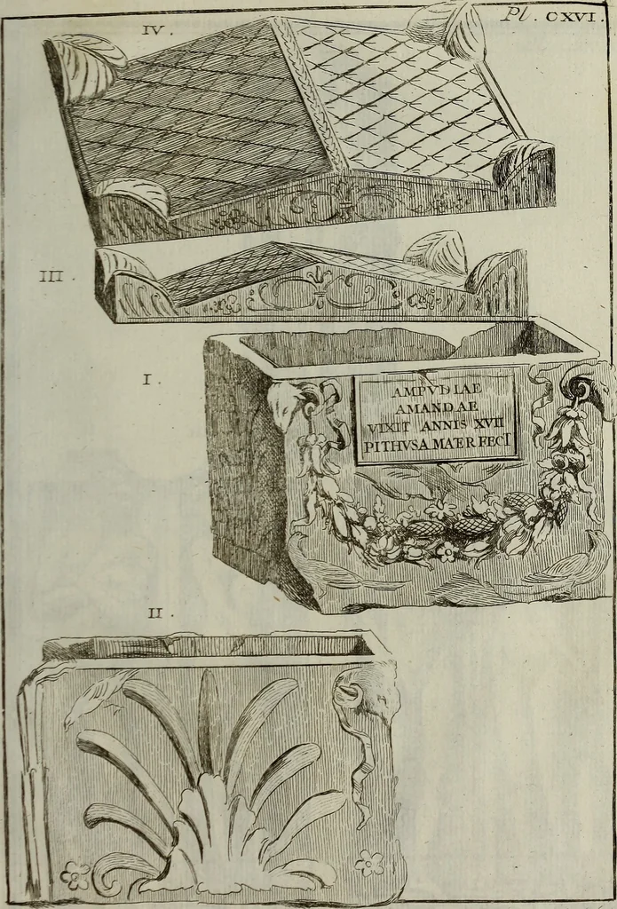An illustration from Recueil d'antiquités égyptiennes, étrusques, greques et romaines, 1752, leaf 644