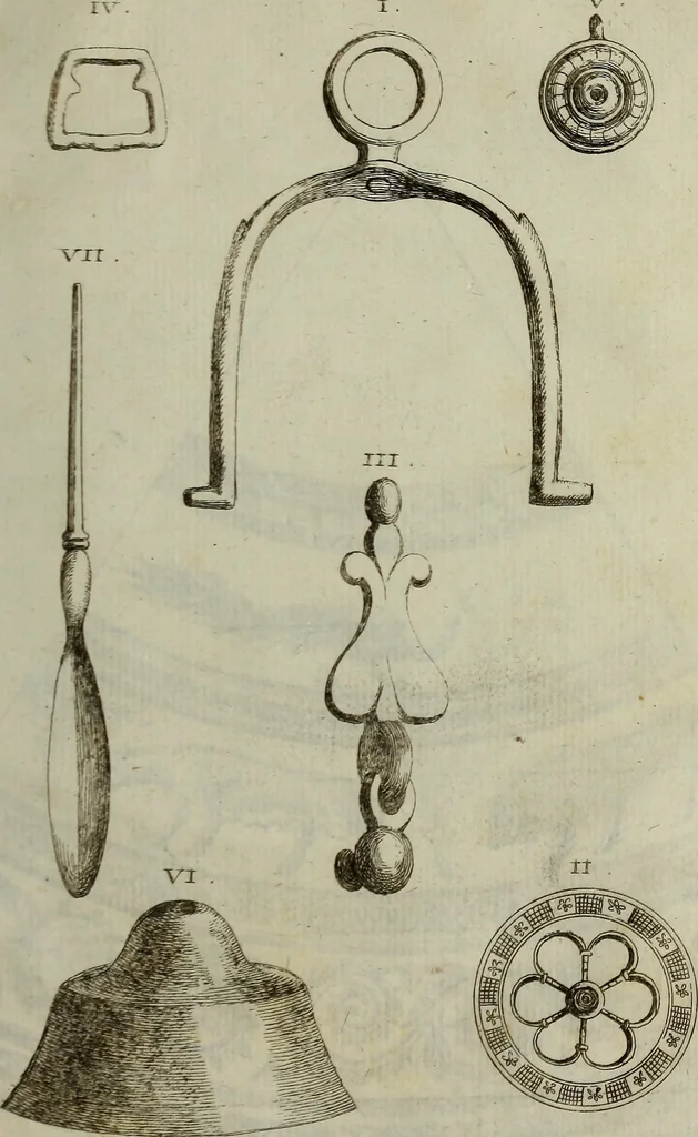 An illustration from Recueil d'antiquités égyptiennes, étrusques, greques et romaines, 1752, leaf 678