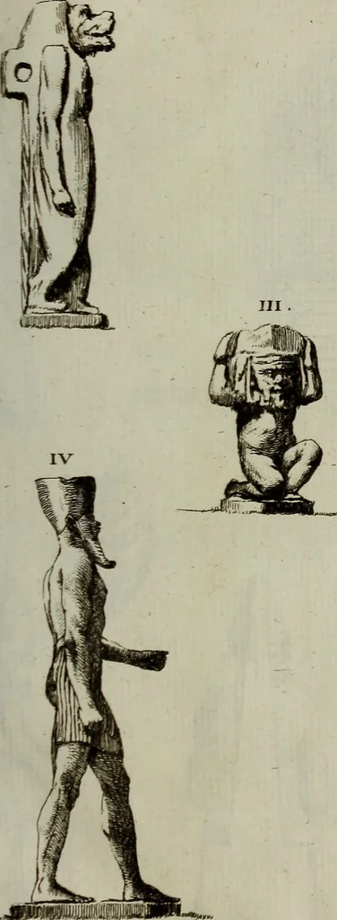 An illustration from Recueil d'antiquités égyptiennes, étrusques, greques et romaines, 1752, leaf 72