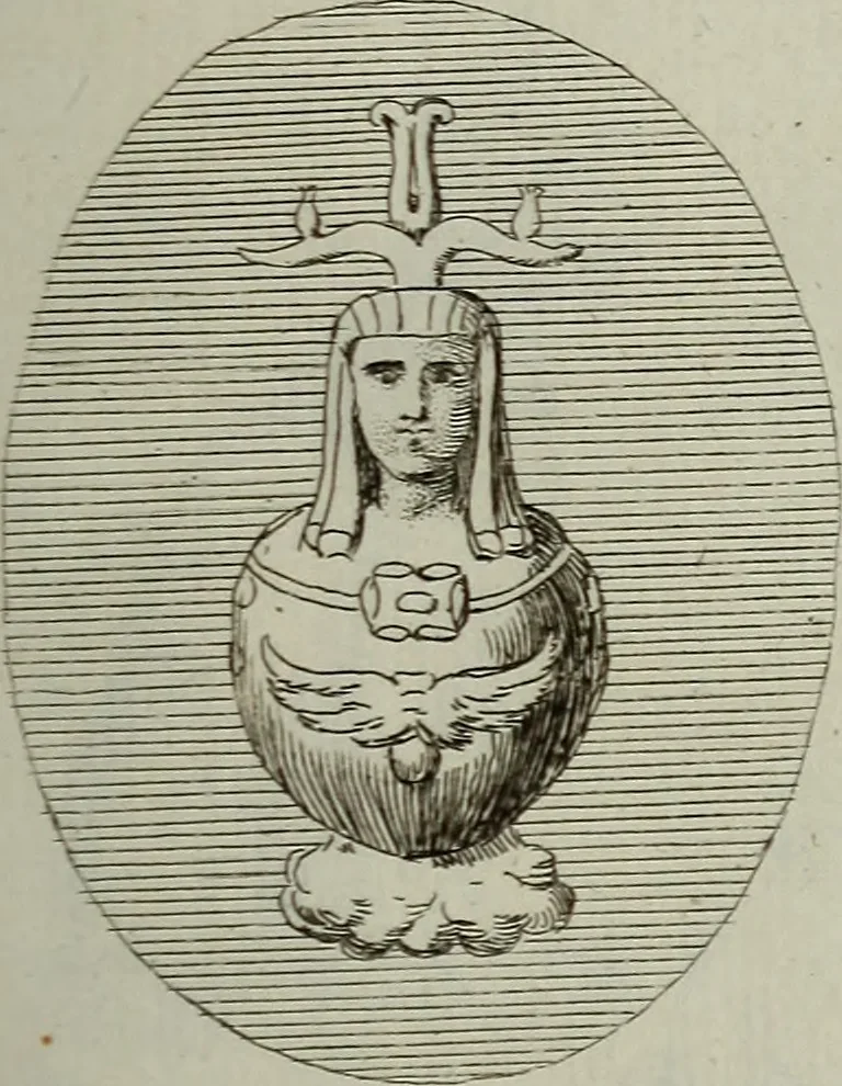 An illustration from Recueil d'antiquités égyptiennes, étrusques, greques et romaines, 1752, leaf 78