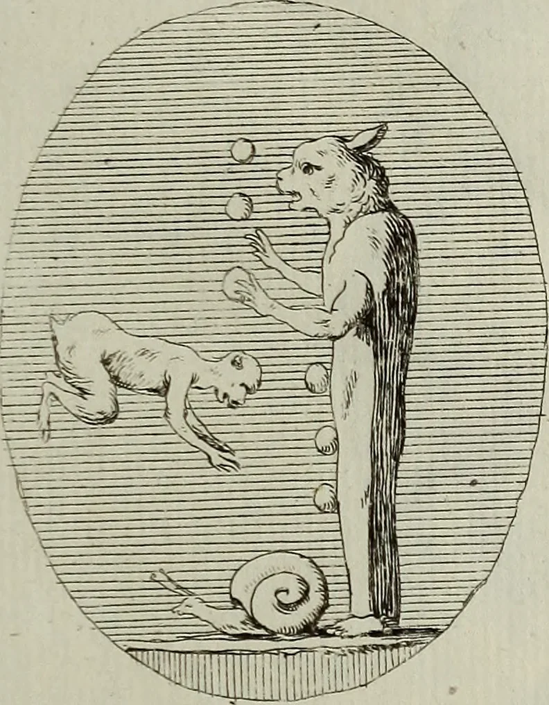 An illustration from Recueil d'antiquités égyptiennes, étrusques, greques et romaines, 1752, leaf 78