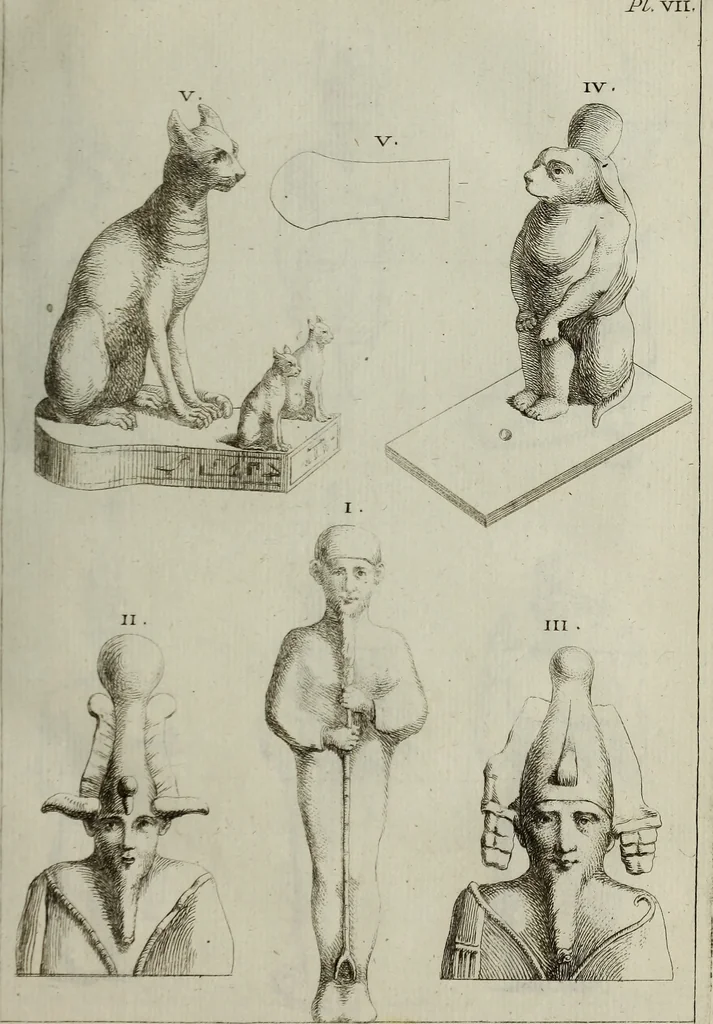 An illustration from Recueil d'antiquités égyptiennes, étrusques, greques et romaines, 1752, leaf 80