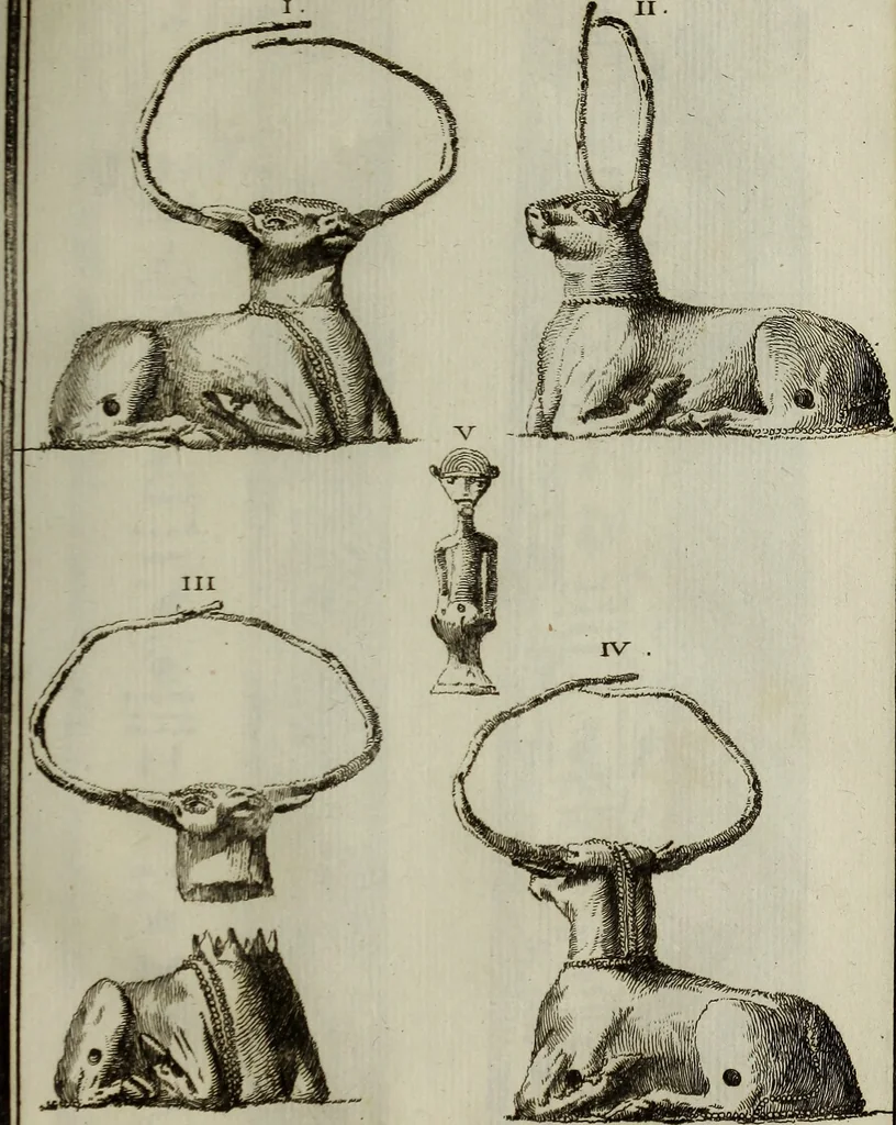 An illustration from Recueil d'antiquités égyptiennes, étrusques, greques et romaines, 1752, leaf 88