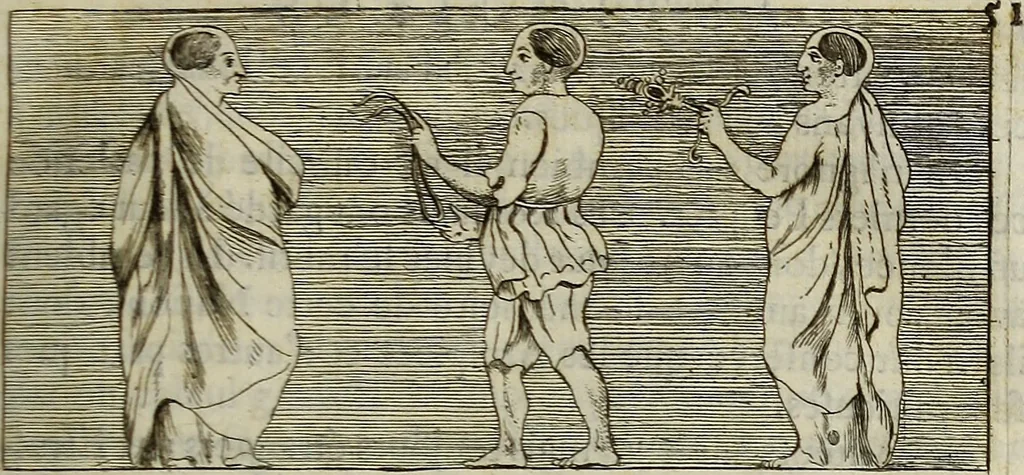 An illustration from Recueil d'antiquités égyptiennes, étrusques, greques et romaines, 1752, leaf 92
