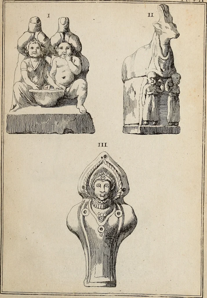 An illustration from Recueil d'antiquités égyptiennes, étrusques, greques et romaines, 1752, leaf 132