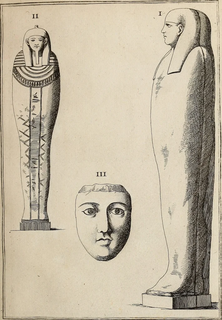 An illustration from Recueil d'antiquités égyptiennes, étrusques, greques et romaines, 1752, leaf 140