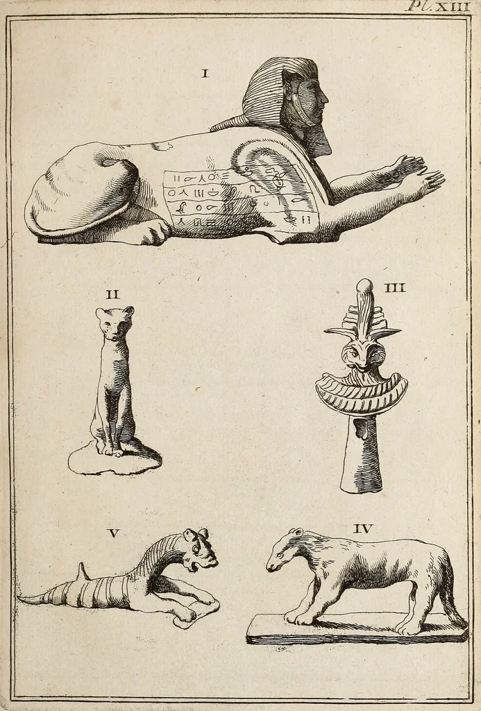 An illustration from Recueil d'antiquités égyptiennes, étrusques, greques et romaines, 1752, leaf 144