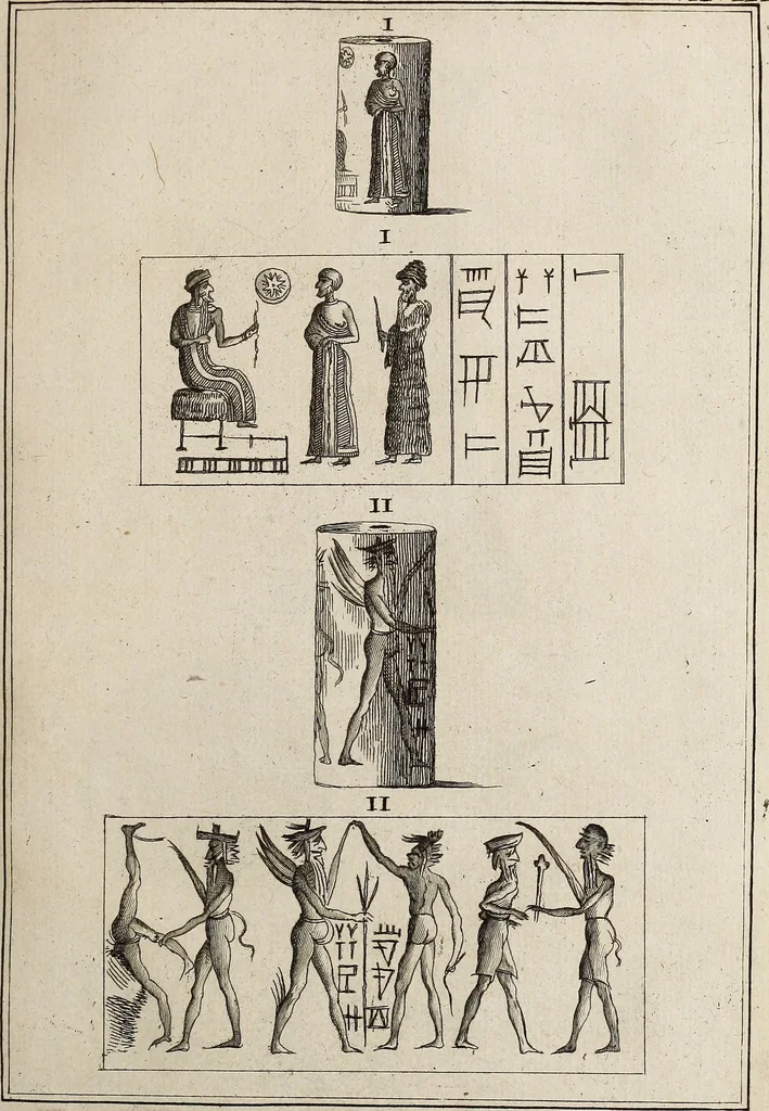An illustration from Recueil d'antiquités égyptiennes, étrusques, greques et romaines, 1752, leaf 154