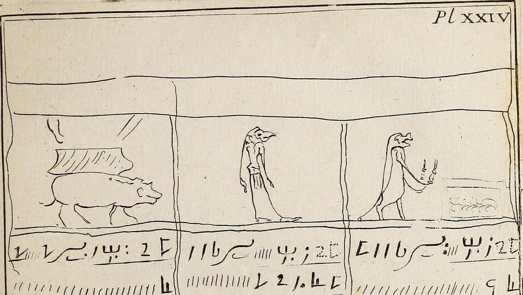 An illustration from Recueil d'antiquités égyptiennes, étrusques, greques et romaines, 1752, leaf 166