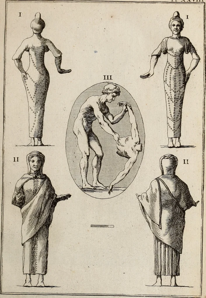 An illustration from Recueil d'antiquités égyptiennes, étrusques, greques et romaines, 1752, leaf 216