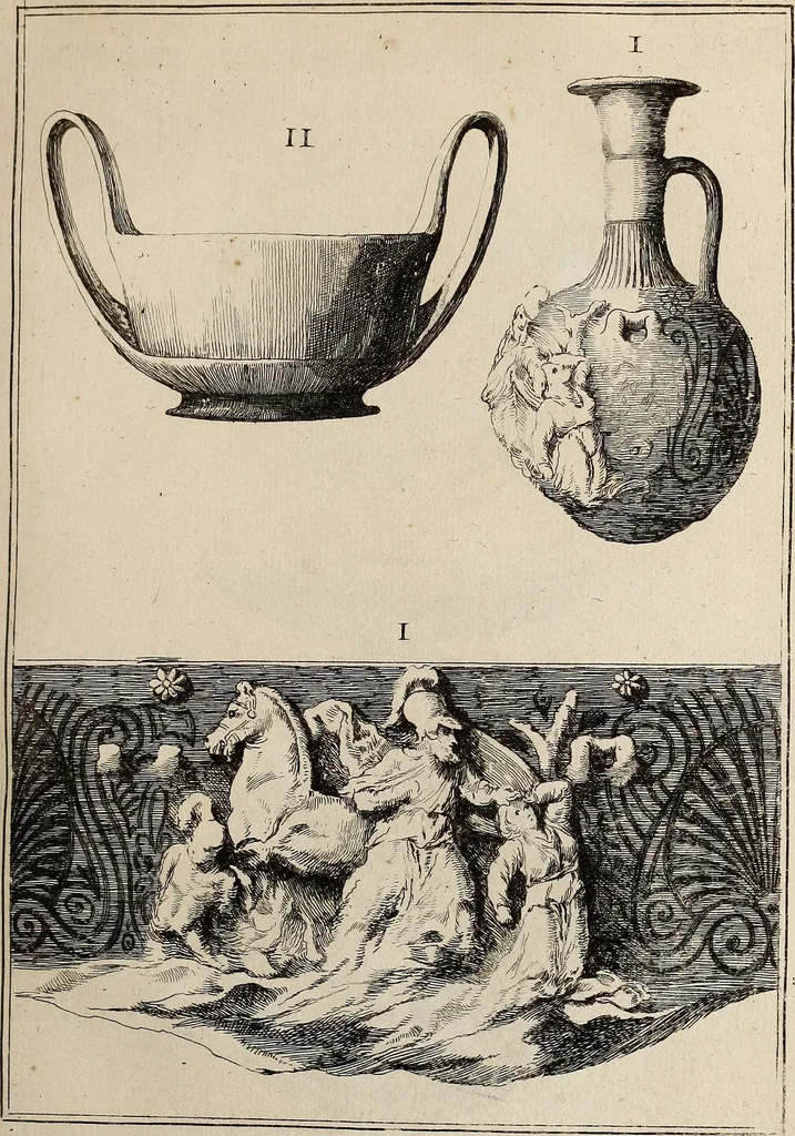 An illustration from Recueil d'antiquités égyptiennes, étrusques, greques et romaines, 1752, leaf 226
